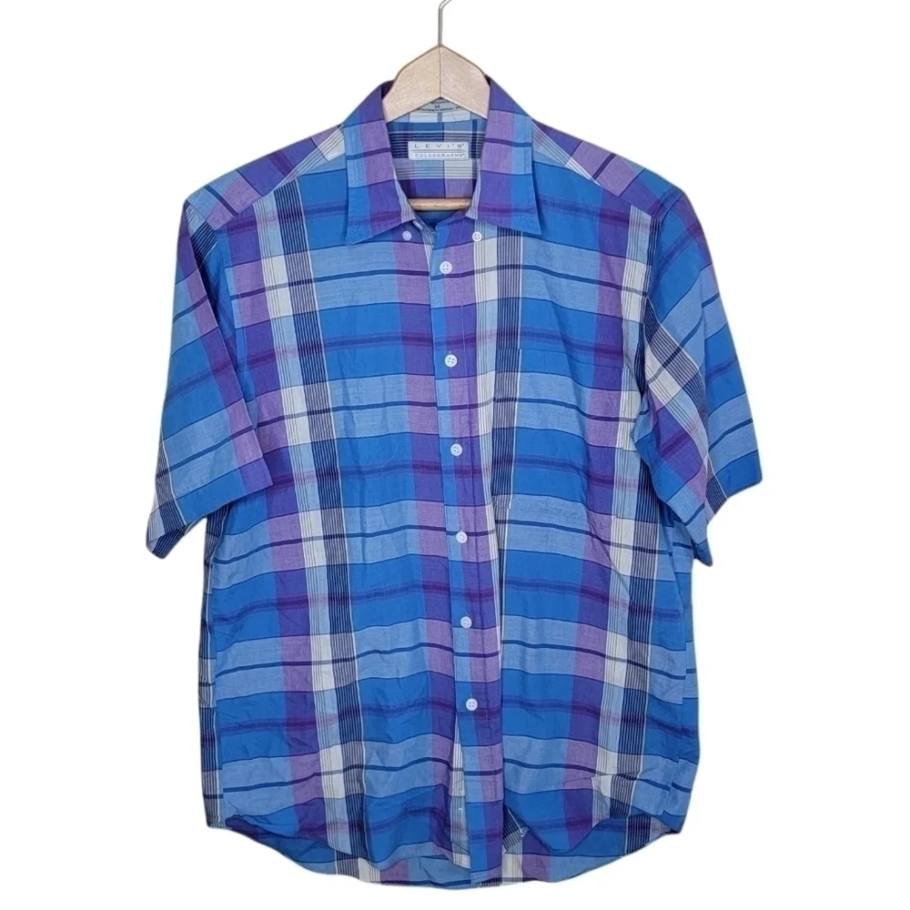 Vintage Levi's | Colorgraphs Plaid Short Sleeve Button Up Shirt